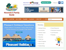 Tablet Screenshot of honolulukidsguide.com